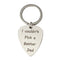 1Pcs Stainless Steel Guitar Picks with Keychain