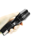 XANES UV05 2xT6 LEDs Purple+White Light Zoomable UV Flashlight Scorpion Insect Detection Pen