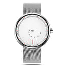 SINOBI 9768 Ultrathin Space-time Creative Watches Fashionable Stainless Steel Strap Quartz Watch