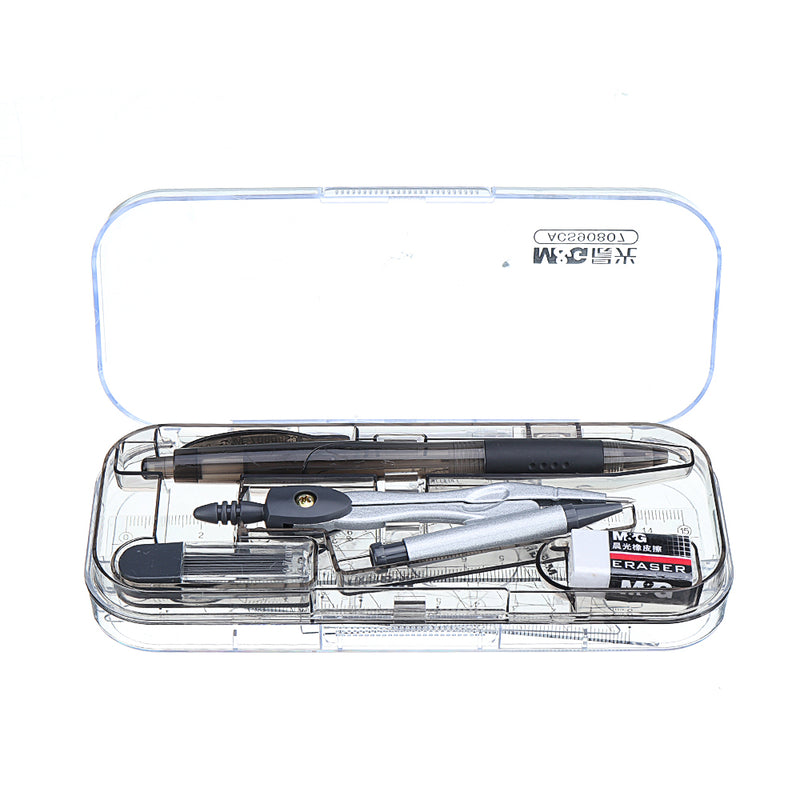 M&G ACS90807 Drawing Compass Set Compass Rule Plotter Stationery