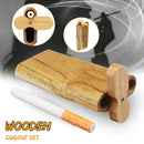 T obacco Dugout Wood Dugout Pipe Set C igarette Pipes Case with Bat