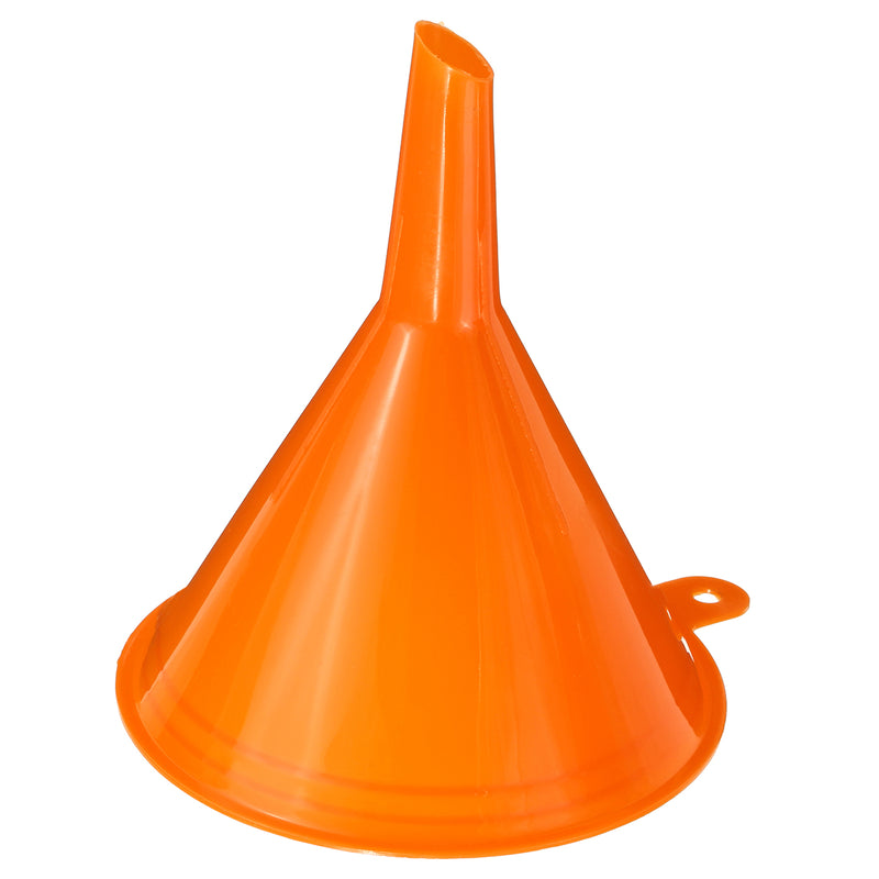 4pcs Sizes Orange Funnel Motorcycle Fuel Petrol Water Oil Tools Lab Home Kitchen 52/74/96/117mm