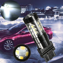 7W 6000K White LED Reverse Turn Signal Light Back Up Fog Lamp 3157 3535 16SMD