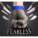 Metal Mesh Butcher Glove Grade 5 Safety Cut Proof Stab Resistant Stainless Steel 23x9.5cm