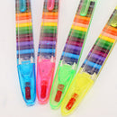 Creative Stationery Color Crayon  20 Color Children Safe Non-toxic Painting Graffiti Pen Gift
