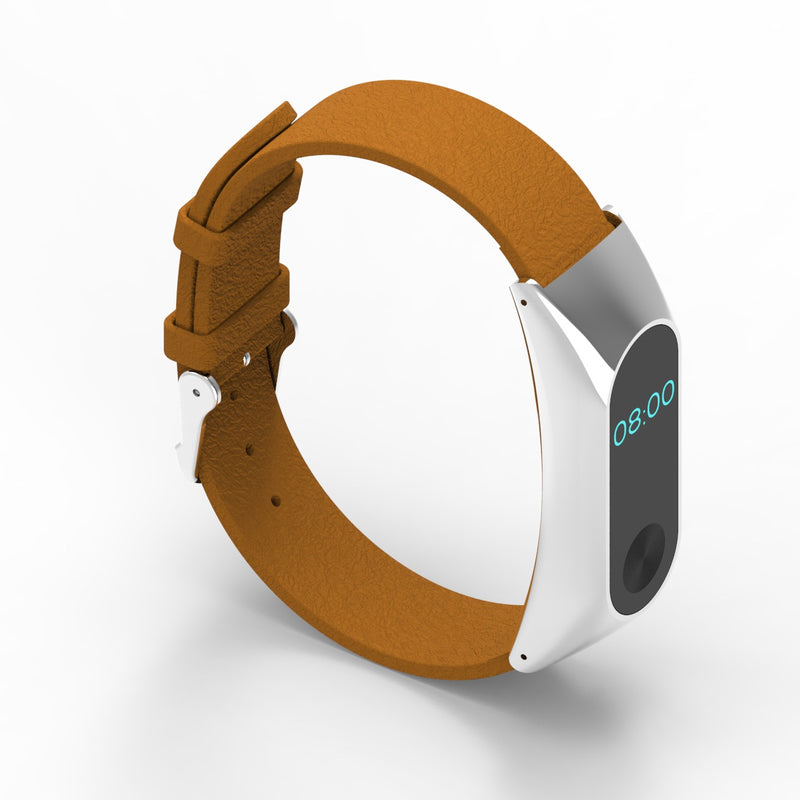 Replacement Leather Bracelet Wristband Wrist Strap for Xiaomi MiBand 2 Wrist Strap