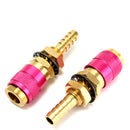 2 Sets Water Cooled Gas Adapter Quick Connector Fitting for TIG Welding Torch