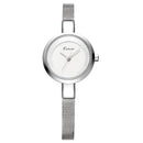 LVPAI K6115 Small Dial Cute Style Women Wrist Watch Mesh Steel Quartz Watches