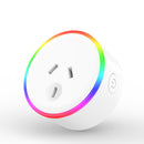 XS-A18 AC100-240V 10A AU Plug Smart RGB LED Light Smart Wifi Socket Voice Control Works With Alexa Google Home