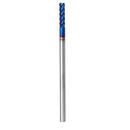 Drillpro 4/5/6/8mm HRC60 4 Flutes Milling Cutter L100mm Blue NACO Coated Tungsten Carbide Milling Cutter CNC Tool