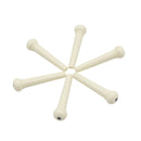 2pcs Cattle Bone Guitar Parts Endpin with Abalone Dot Bridge End Pins for Acoustic Guitar