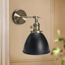 E27 Vintage Antique Industrial Bowl Sconce Loft Rustic Stair Wall Lamp Light Fixture