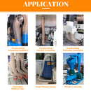 50/100/125mm Dia PU Flexible Ducting Hose Tube Ventilation Dust Fume Extraction Woodworking