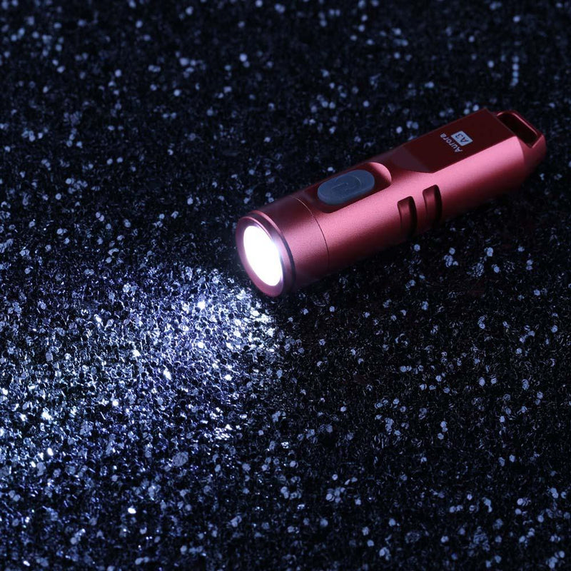 RovyVon Aurora A3 550LM Mini Keychain Light USB Charging EDC Flashlight USB Charging LED Work Lamp 130mAh Lithium Battery Hunting USB Rechargeable Flashlight Mini Torch