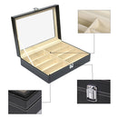 8 Grid Eye Glasses Case Eyewear Sunglasses Display Box Storage Holder Organizer
