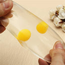 Tricky Halloween Party Funny Unbreakable Double Yellow Egg Vent Water Polo Reduce Stress Toys
