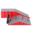 Mini Fingerboard Finger Skateboard & Skate Ramp Skate Park Play Set Kids Toy