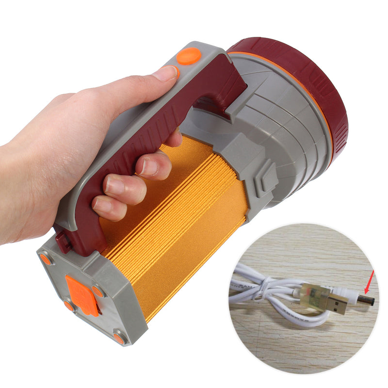 3000LM USB Rechargeable Waterproof Portable LED Flashlight Outdoor LED Work Light Searchlight Camping Light Spotlight