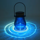 Hanging Solar Power Glass Bottle LED Light Garden Balcony Patio Waterproof Aurora Night Lamp