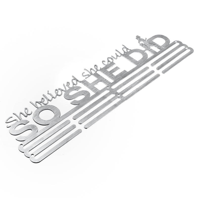 Stainless Steel Medal Holder Hanger Display Rack For Sport Running Swimming Decorations