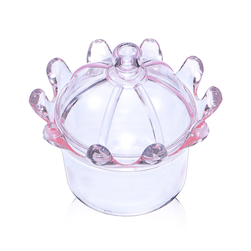 12 Pcs/Set Plastic Crown Candy Box Wedding Chocolate Cookie Present Holder Kitchen Storage Container