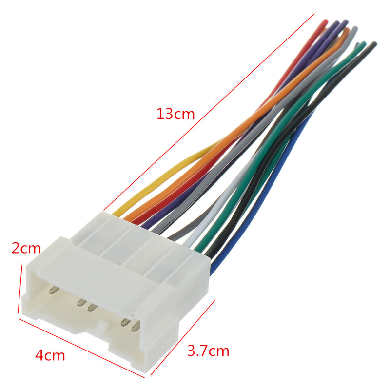 CD/DVD Player Wiring Harness Plug Cable Adapter Connector