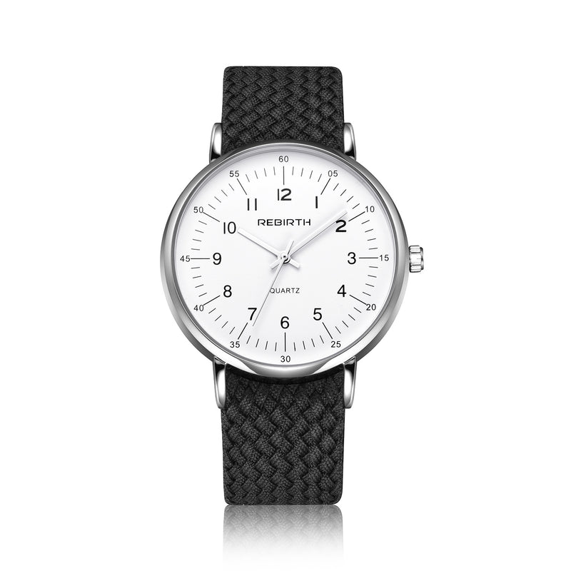 REBIRTH RE065 Casual Style Men Wrist Watch Nylon Band Quartz Watch