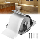 Recessed Toilet Paper Roll Holder Tissue Brushed Nickel Loaded Stand