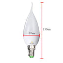 6PCS EXUP AC220V 5W E14 C37 Warm White Pure White Pull Tail LED Candle Light Bulb for Indoor Home Decoration