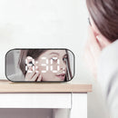 Havit M3 Wireless bluetooth Speaker LED Display Dual Alarm Clock FM Radio TF Card Stereo Bass Speaker with Mic