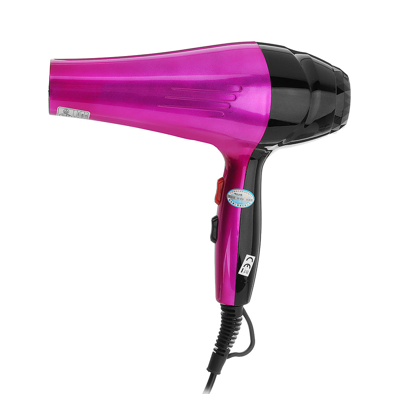 3200W 220V Hair Dryer with Accessories Black Purple 3 Temperature Wind Gear Adjustment Hair Salon for Home Tools