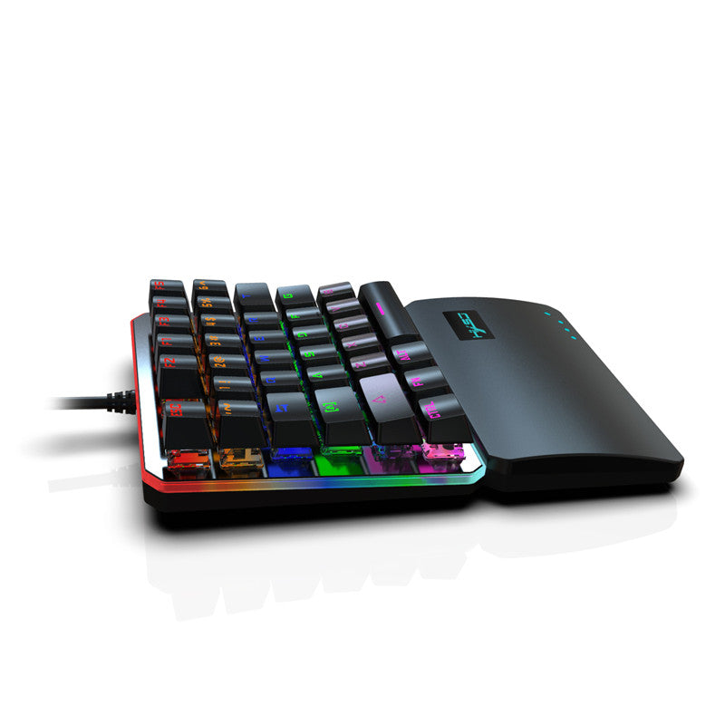 HXSJ V200 One-hand Blue Switch RGB Mechanical Gaming Keyboard