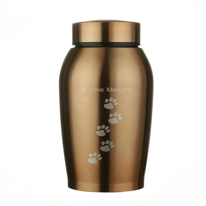 Stainless Steel Memorials Urns Pet Dog Cat Birds Mouse Cremation Ashes Urn