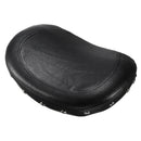 Motorcycle Rear Back Seat Leather Pad Cushion Backrest For Harley Chopper Bobber