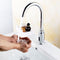 Zinc Alloy Automatic Infrared Sensor Kitchen Basin Sink Faucet Smart Touchless Sink Single Cold Tap Single Handle Deck Mount w/ Hose Controller Box