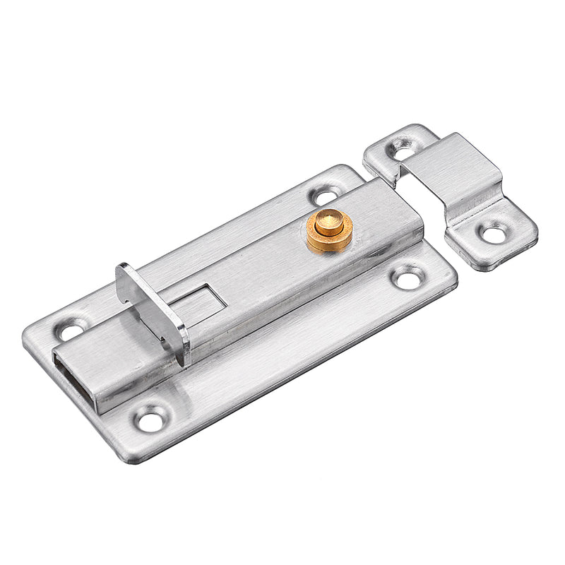 Stainless Steel Automatic Spring Door Sliding Latch Lock Barrel Bolt Anti-Theft Hardware