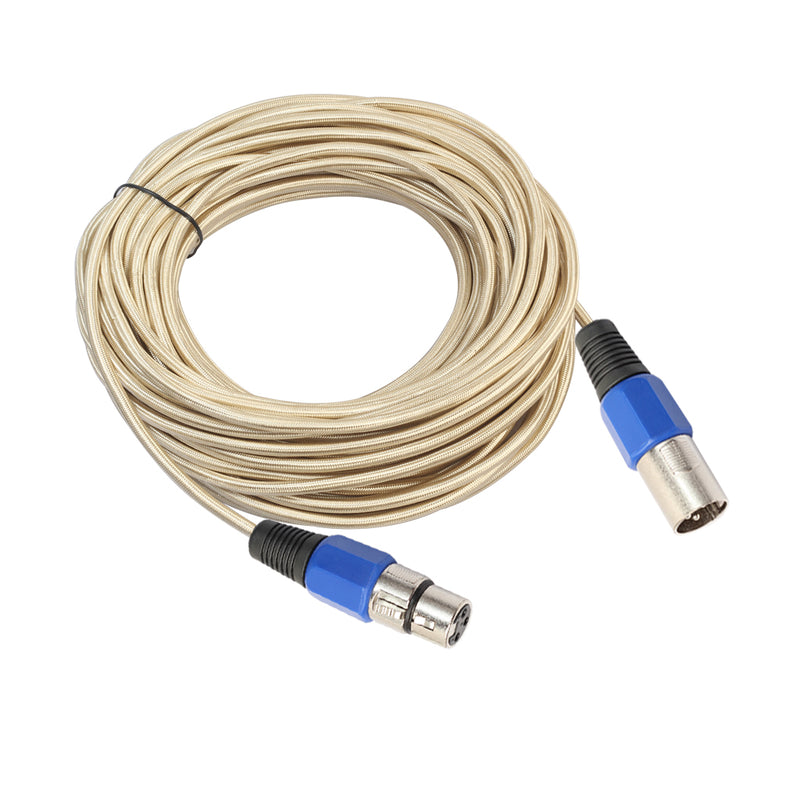 REXLIS BK2013G 1/ 1.8/ 3M XLR Canon Male to Female Microphone Audio Cable