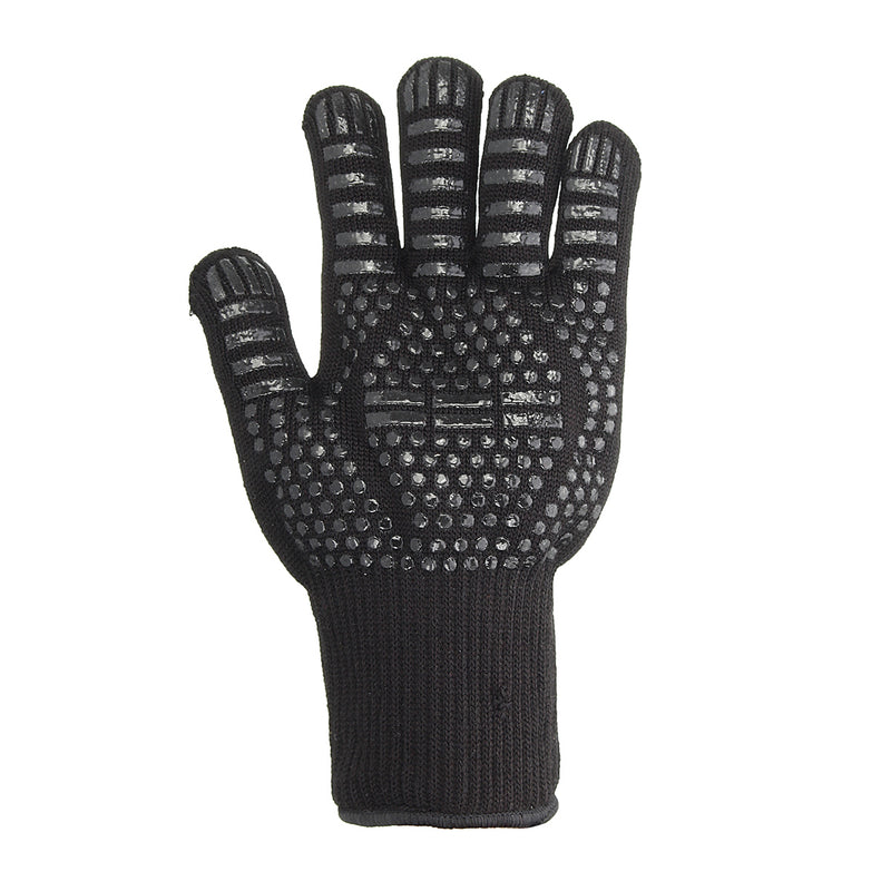 932F Silicone Extreme Heat Resistant Proof Cooking Oven Mitt BBQ Grilling Glove