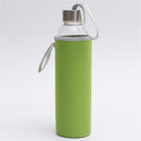 550ml BPA Free Glass Juice Tea Water Bottle Cup Mug with Stainless Steel Filter Infuser & Protective Bag