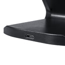 10W Qi Wireless Fast Charger Anti-slip Charging Dock Desktop Holder Stand for Samsung Xiaomi Mobile Phone