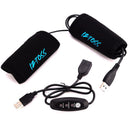 Pair USB Powered Electric Warm Heated Cover With Temperature Control Switches Warmer Removable Grip For Motorcycle Scooter Bicycle Motocross Handle Handlebar