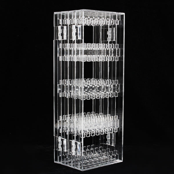 256 Holes Plastic Earring Holder Jewelry Display Stand Necklace Jewelry Show Rack Decorations