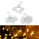 Battery Powered 1M 2M 5M Transparent Unicorn LED String Light  Wedding Holiday Christmas Decor IP65