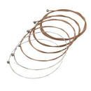 6Pcs IRIN A113 Acoustic Guitar Folk Guitar String Silver Plated 6 Sizes for Beginner