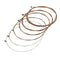 6Pcs IRIN A113 Acoustic Guitar Folk Guitar String Silver Plated 6 Sizes for Beginner