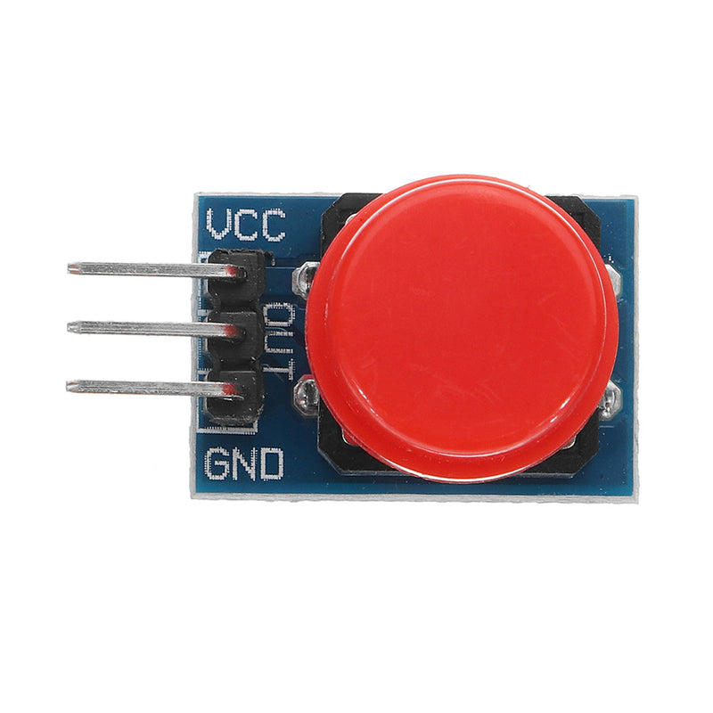 10pcs Big Key Module Push Button Switch Module With Hat High Level Output Electronic Switch Module