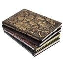 Home Gift Journal PU Cover Writing Pads Hardcover Travel Retro Embossed Notebook Handcraft Diary School