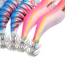 10Pcs/Set Squid Jigs Clothed Fishing Lure