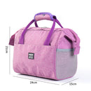 IPRee Fitness Polyester Aluminum Zippered Cooler Box Fashion Nice Design Crossbody Insulated Lunch Bag