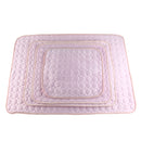 Pink Dog Pet Cat Cooling Mat Summer Cool Bed Pad Cushion Heat Relief Net Cotton Pet Carpet
